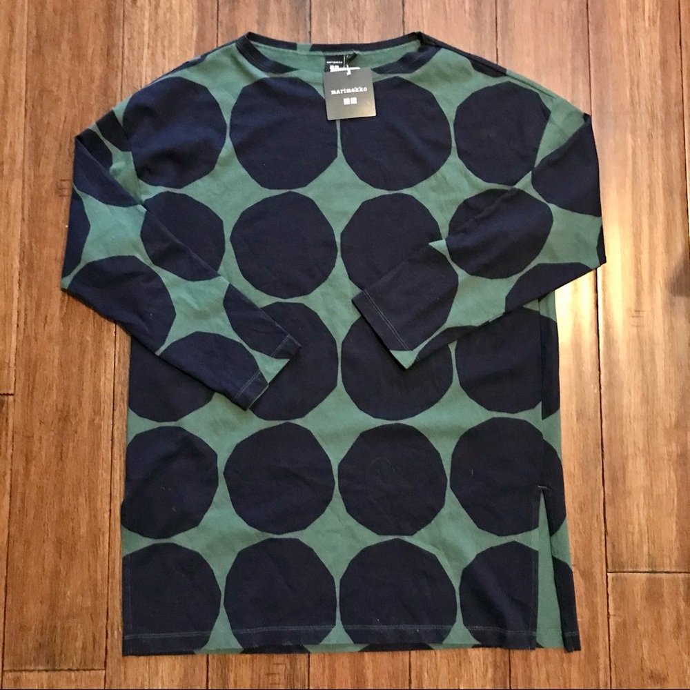 Uniqlo x Marimekko polka dot tunic top